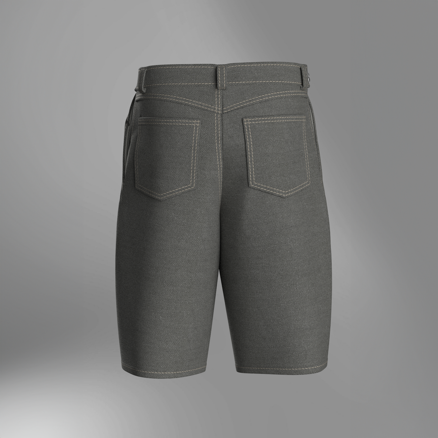 Curved Jorts Sewing Pattern - Inspired by Y/PROJECT Denim Shorts