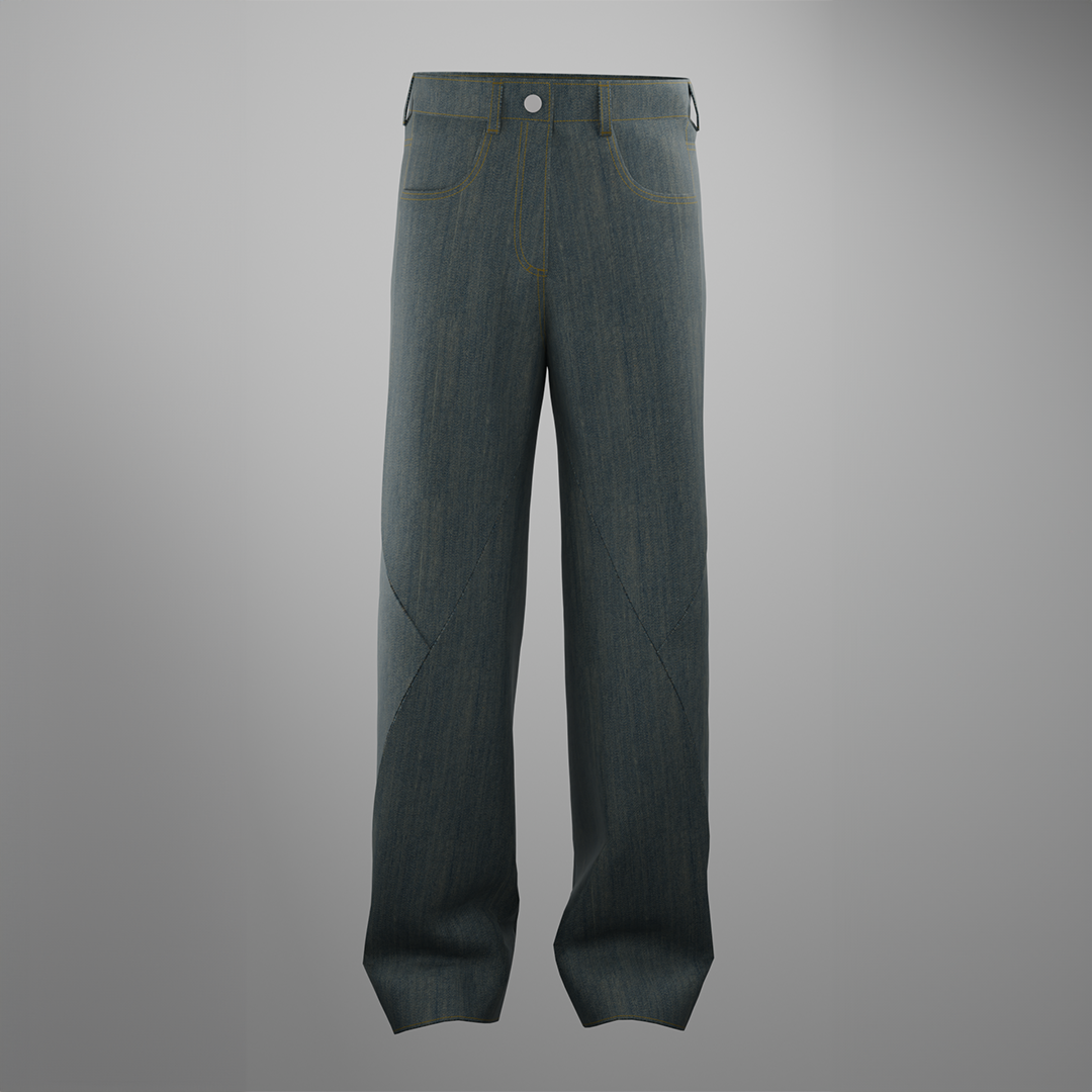 Oversized Jeans with Stitching Detail inspired by Givenchy (Men's)